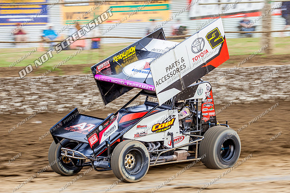 sprintcar 2 w2 brook tatnell - 18 - Latrobe - 29th Jan 2014-9