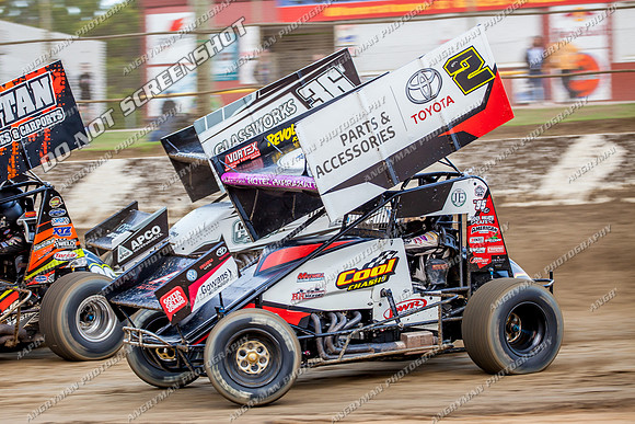 sprintcar 2 w2 brook tatnell - 18 - Latrobe - 29th Jan 2014-12