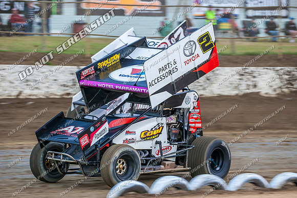 sprintcar 2 w2 brook tatnell - 18 - Latrobe - 29th Jan 2014-13