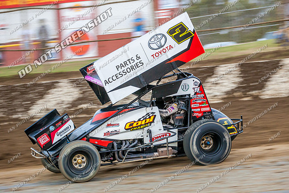 sprintcar 2 w2 brook tatnell - 18 - Latrobe - 29th Jan 2014-15