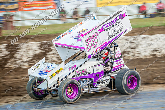 sprintcar 88 v88 jamie veal - 18 - Latrobe - 29th Jan 2014-9