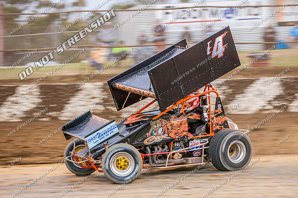 sprintcar 4 t4 gerry hoekstra - 18 - Latrobe - 29th Jan 2014-9