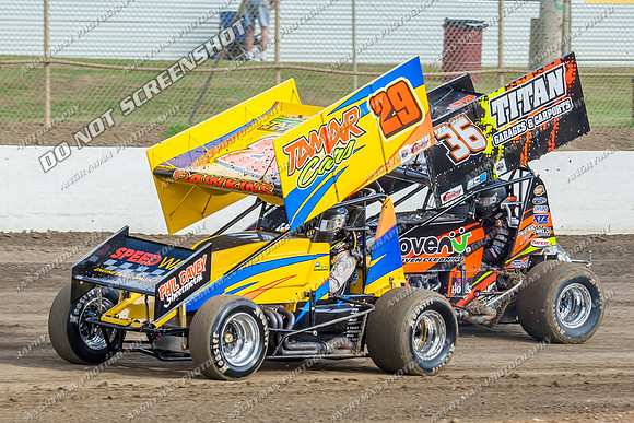 sprintcar 29 t29 robin dawkins - 18 - Latrobe - 29th Jan 2014