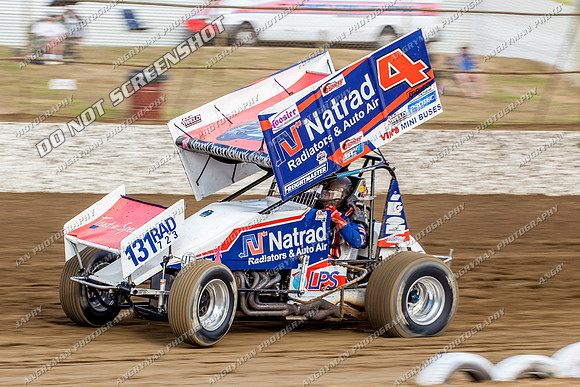 sprintcar 4 v4 trevor green - 18 - Latrobe - 29th Jan 2014
