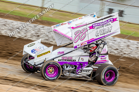 sprintcar 88 v88 jamie veal - 18 - Latrobe - 29th Jan 2014-5
