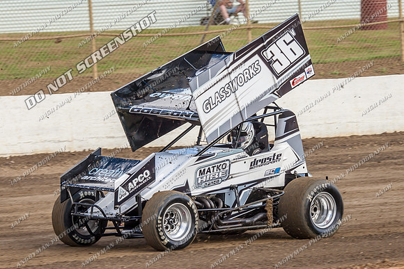 sprintcar 36 v36 shaun dobson - 18 - Latrobe - 29th Jan 2014