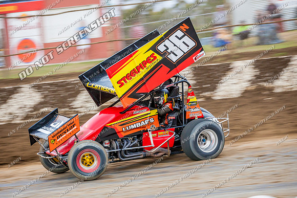 sprintcar 36 n36 eddie lumbar - 18 - Latrobe - 29th Jan 2014-15
