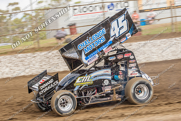 sprintcar 45 t45 kurt luttrell - 18 - Latrobe - 29th Jan 2014-3