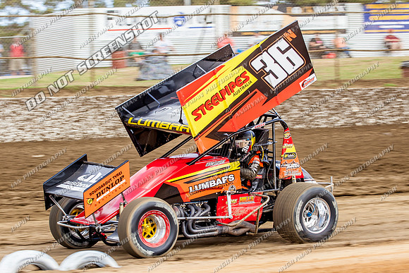 sprintcar 36 n36 eddie lumbar - 18 - Latrobe - 29th Jan 2014-11
