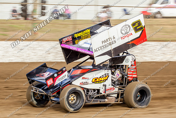 sprintcar 2 w2 brook tatnell - 18 - Latrobe - 29th Jan 2014-6