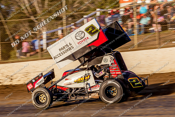 sprintcar 2 w2 brook tatnell - 19 - Latrobe - Jan 31 2014-10