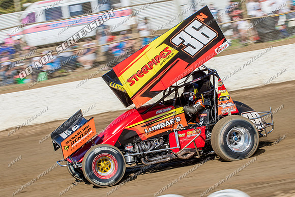 sprintcar 36 n36 eddie lumbar - 19 - Latrobe - Jan 31 2014