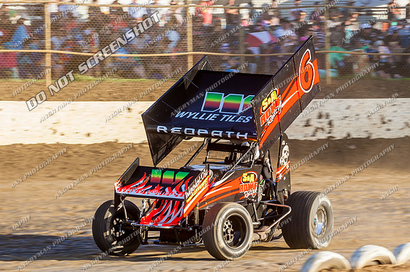 sprintcar 6 t6 adrian redpath - 20 - Latrobe - Feb 1 - 2014