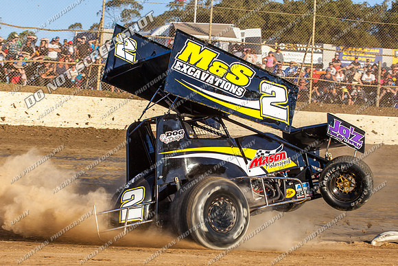 sprintcar 2 t2 clint mason - 20 - Latrobe - Feb 1 - 2014-2