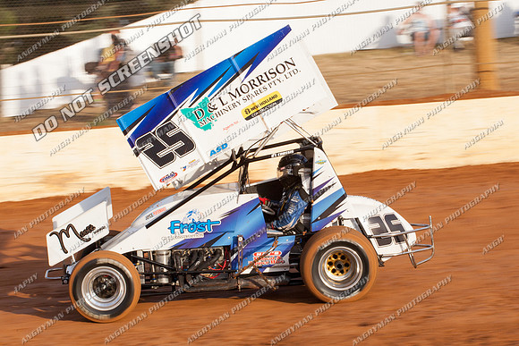 sprintcar 25 t25 anthony frost - 21 - Carrick - 7th Feb 2014-2