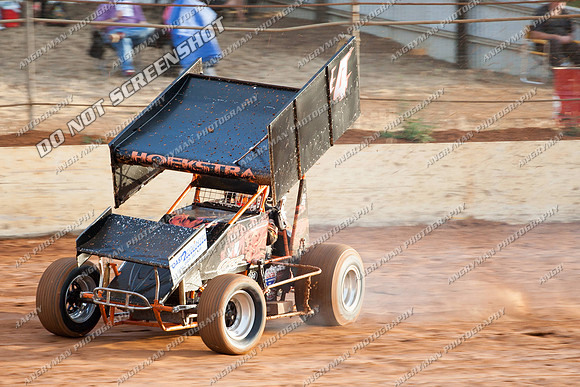 sprintcar 4 t4 gerry hoekstra - 21 - Carrick - 7th Feb 2014-3