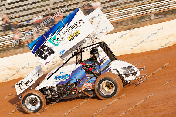 sprintcar 25 t25 anthony frost - 21 - Carrick - 7th Feb 2014-3