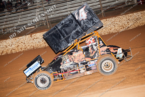 sprintcar 4 t4 gerry hoekstra - 21 - Carrick - 7th Feb 2014-4
