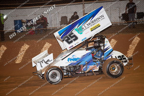 sprintcar 25 t25 anthony frost - 21 - Carrick - 7th Feb 2014-7