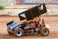 sprintcar 4 t4 gerry hoekstra - 21 - Carrick - 7th Feb 2014