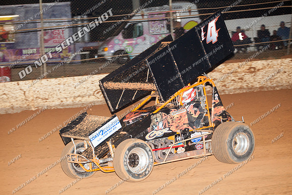 sprintcar 4 t4 gerry hoekstra - 21 - Carrick - 7th Feb 2014-6