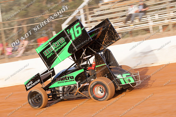 sprintcar 16 t16 adam alexander - 21 - Carrick - 7th Feb 2014-2