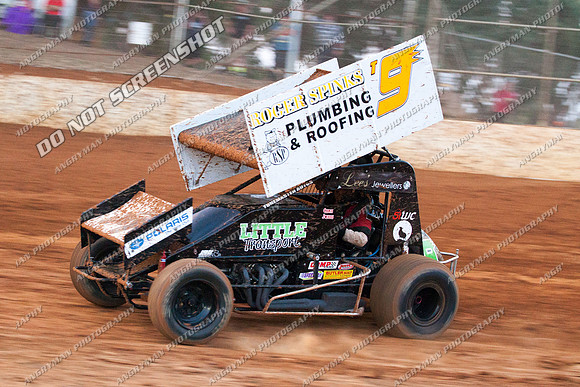 sprintcar 9 t9 chris johns - 21 - Carrick - 7th Feb 2014-4