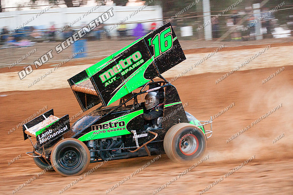 sprintcar 16 t16 adam alexander - 21 - Carrick - 7th Feb 2014-7