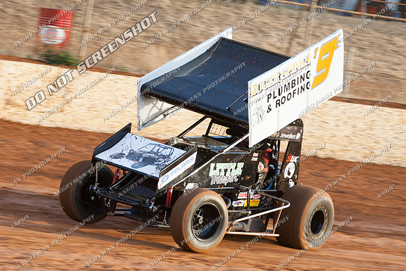 sprintcar 9 t9 chris johns - 21 - Carrick - 7th Feb 2014-2