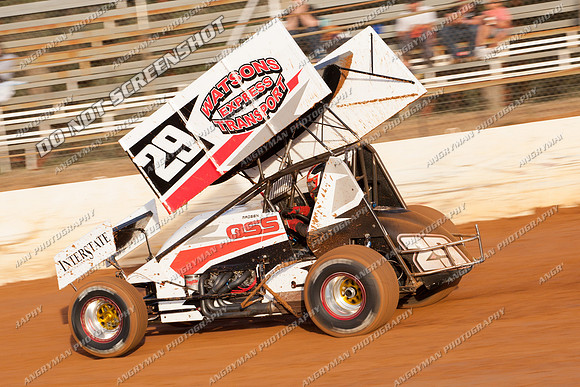 sprintcar 29 q29 ian madsen - 21 - Carrick - 7th Feb 2014-3
