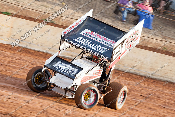 sprintcar 29 q29 ian madsen - 21 - Carrick - 7th Feb 2014-2