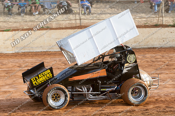 sprintcar 17 t17 jason dawkins - 21 - Carrick - 7th Feb 2014