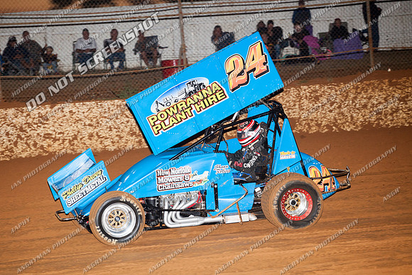 sprintcar 24 t24 shaun robins - 21 - Carrick - 7th Feb 2014-6