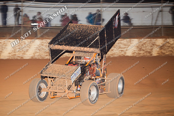 sprintcar 4 t4 gerry hoekstra - 21 - Carrick - 7th Feb 2014-9