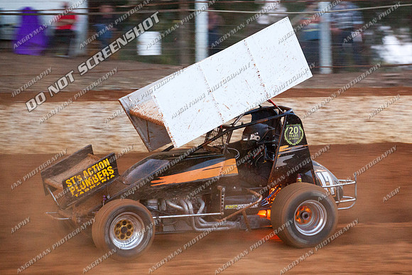 sprintcar 17 t17 jason dawkins - 21 - Carrick - 7th Feb 2014-11