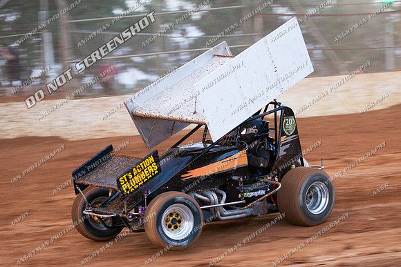 sprintcar 17 t17 jason dawkins - 21 - Carrick - 7th Feb 2014-6