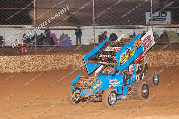 sprintcar 24 t24 shaun robins - 21 - Carrick - 7th Feb 2014-7