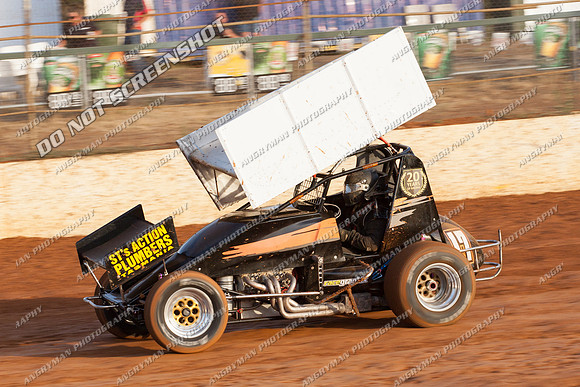 sprintcar 17 t17 jason dawkins - 21 - Carrick - 7th Feb 2014-4