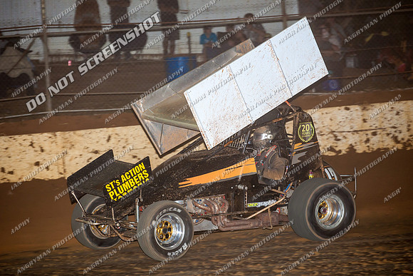 sprintcar 17 t17 jason dawkins - 22 - Carrick - 8th Feb 2014-4
