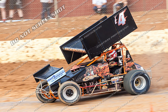 sprintcar 4 t4 gerry hoekstra - 22 - Carrick - 8th Feb 2014
