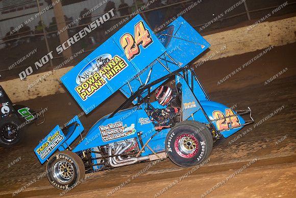 sprintcar 24 t24 shaun robins - 22 - Carrick - 8th Feb 2014-13
