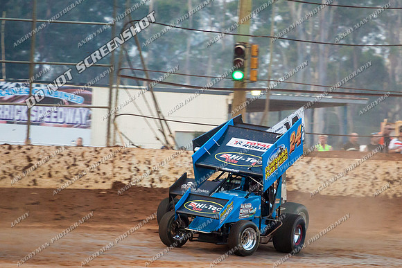 sprintcar 24 t24 shaun robins - 22 - Carrick - 8th Feb 2014-6