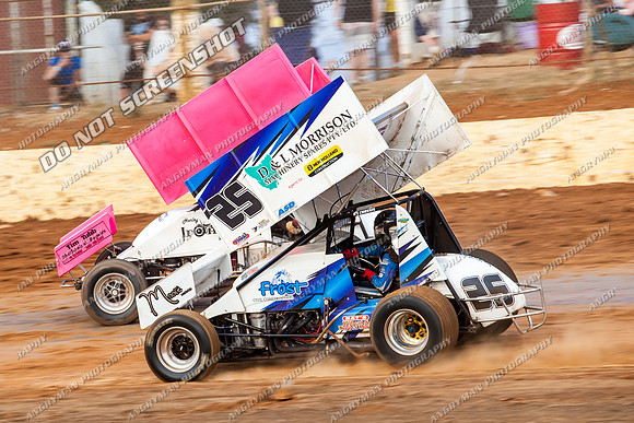 sprintcar 25 t25 anthony frost - 22 - Carrick - 8th Feb 2014-8