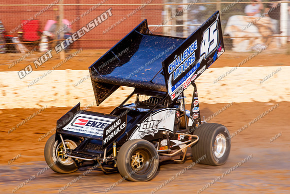 sprintcar 45 t45 kurt luttrell - 22 - Carrick - 8th Feb 2014-9