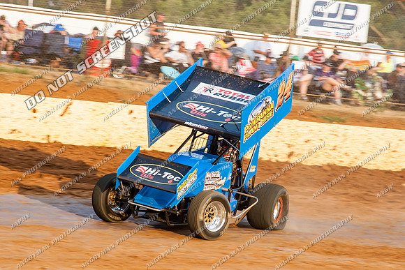 sprintcar 24 t24 shaun robins - 22 - Carrick - 8th Feb 2014-5