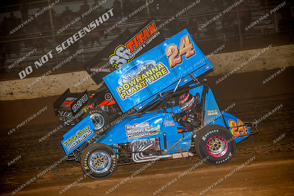 sprintcar 24 t24 shaun robins - 22 - Carrick - 8th Feb 2014-11