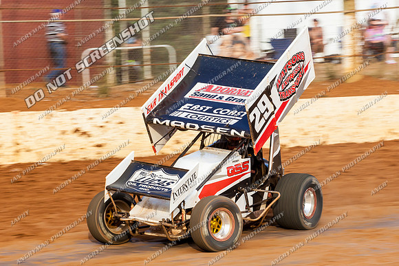 sprintcar 29 q29 ian madsen - 22 - Carrick - 8th Feb 2014-5