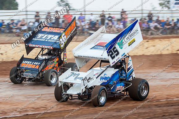 sprintcar 25 t25 anthony frost - 22 - Carrick - 8th Feb 2014-11