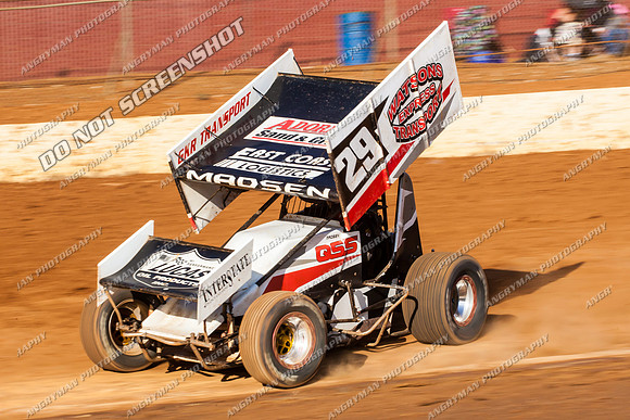 sprintcar 29 q29 ian madsen - 22 - Carrick - 8th Feb 2014-3