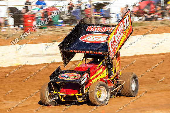 sprintcar 32 t32 nick anderson - 22 - Carrick - 8th Feb 2014